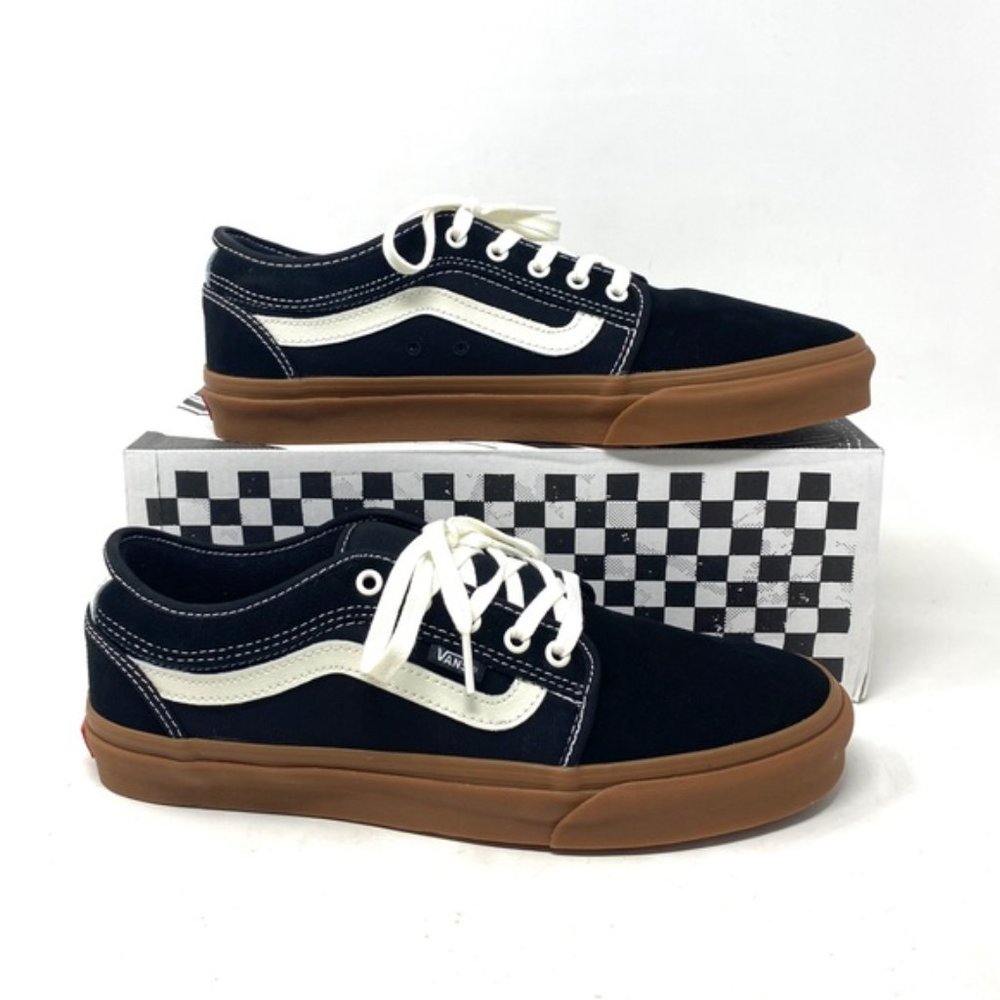 VANS Chukka Low Sidestripe Shoe Men's Suede Black Gum Skate Sneakers VN0A5KQZB9M - Picture 11 of 11